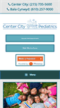 Mobile Screenshot of centercitypediatrics.com